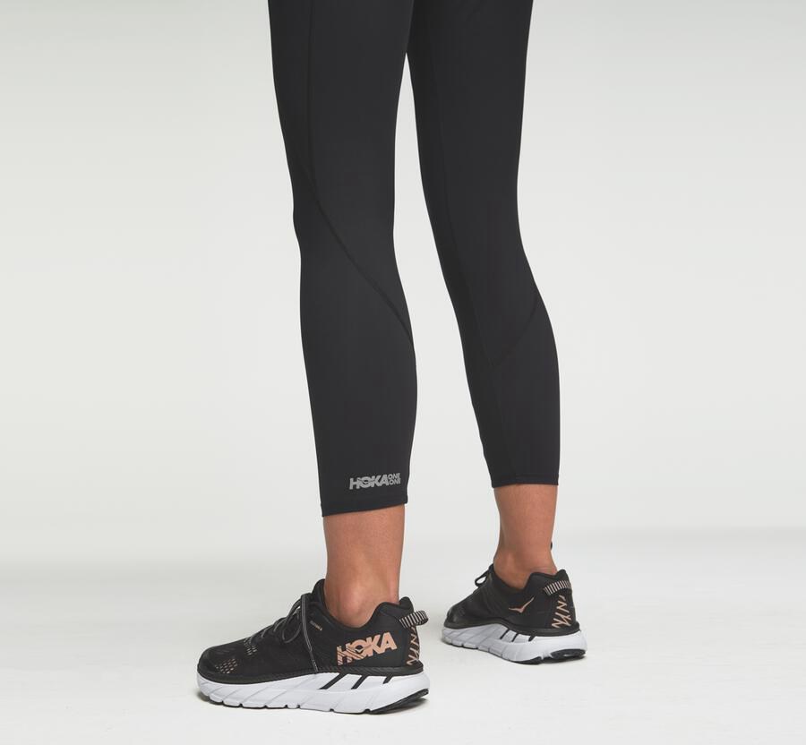 Hoka One One Pantolon Kadın Siyah - Performance Crop Tight - VU1365274